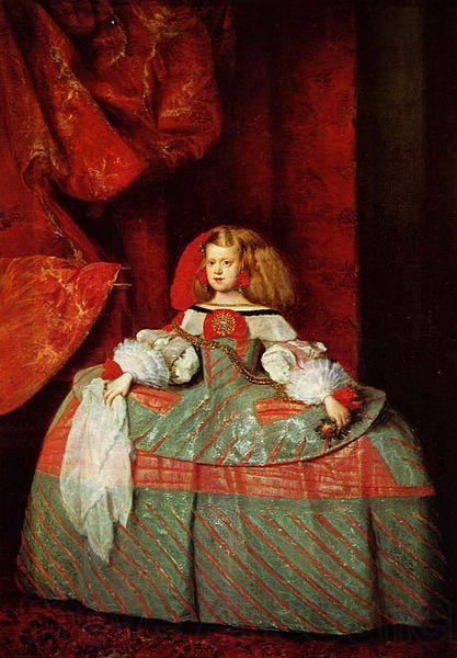 Diego Velazquez Portrat der Infantin Margarita als junges Madchen Spain oil painting art